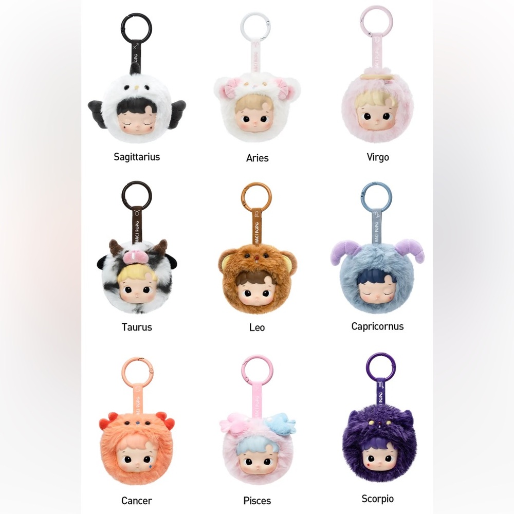 HACIPUPU The Constellation Series-Vinyl Plush “BLIND BOX”. (Virgo & Gemini)